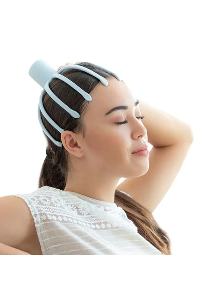InnovaGoods Pflege & Gesundheit<Kopfmassagegerät in Hellblau