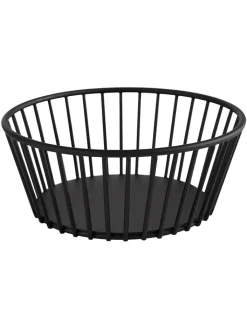 APS Kisten & Körbe<Korb "Urban" in Schwarz - (H)7 x Ø 17 cm