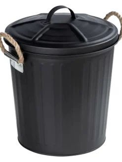 Wenko Mülleimer<Kosmetikeimer "Gara" in Schwarz - 6 l