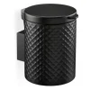relaxdays Mülleimer<Kosmetikeimer in Schwarz - 5 Liter