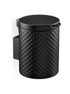 relaxdays Mülleimer<Kosmetikeimer in Schwarz - 5 Liter