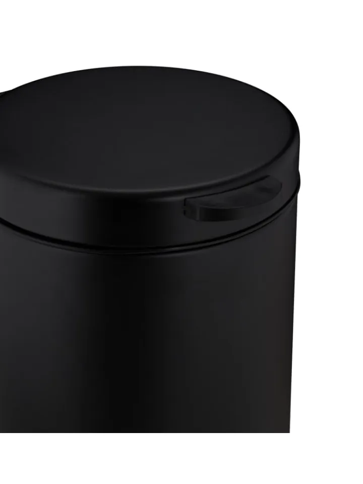 relaxdays Mülleimer<Kosmetikeimer in Schwarz - 3 Liter
