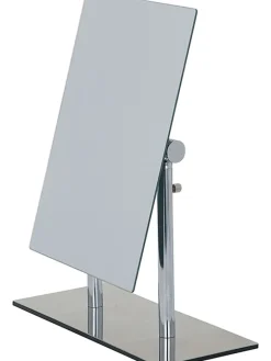 Wenko Spiegel<Kosmetikspiegel "Pinerolo" in Chrom - (B)23 x (H)35 x (T)10 cm