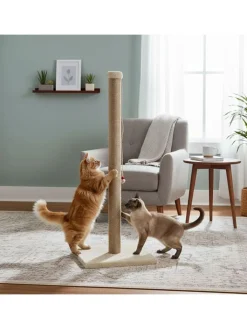 Paws&Whiskers Katzen<Kratzbaum "Aero" in Beige - (B)37,5 x (H)102 x (T)37,5 cm