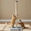 Paws&Whiskers Katzen<Kratzbaum ''Aero'' in Grau - (B)37,5 x (H)102 x (T)37,5 cm