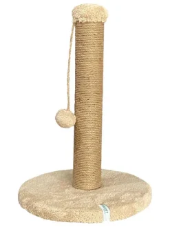 Paws&Whiskers Katzen<Kratzbaum ''Coris'' in Beige - (H)52 x Ø 30 cm