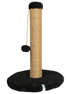 Paws&Whiskers Katzen<Kratzbaum ''Coris'' in Schwarz - (H)52 x Ø 30 cm