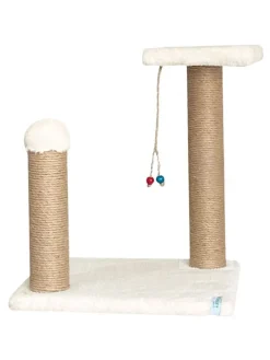 Paws&Whiskers Katzen<Kratzbaum "Else" in Creme - (B)35 x (H)44 x (T)28 cm