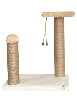 Paws&Whiskers Katzen<Kratzbaum in Beige - (B)35 x (H)44 x (T)28 cm