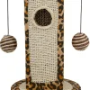 Edco Katzen<Kratzbaum in Beige/ Hellbraun - (B)21 x (H)30 x (T)20 cm