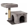 Paws&Whiskers Katzen<Kratzbaum in Grau - (B)50 x (H)48 x (T)35 cm