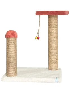 Paws&Whiskers Katzen<Kratzbaum ''Liza'' in Rosa - (B)35 x (H)44 x (T)28 cm