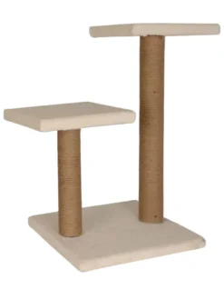 Paws&Whiskers Katzen<Kratzbaum ''Luizi'' in Beige - (B)35 x (H)44 x (T)28 cm