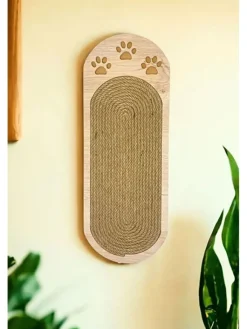 Paws&Whiskers Hunde<Kratzbrett in Hellbraun - (B)19 x (H)51 cm