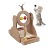 relaxdays Katzen<Kratzspielzeug in Natur - (B)17 x (H)30 x (T)30 cm