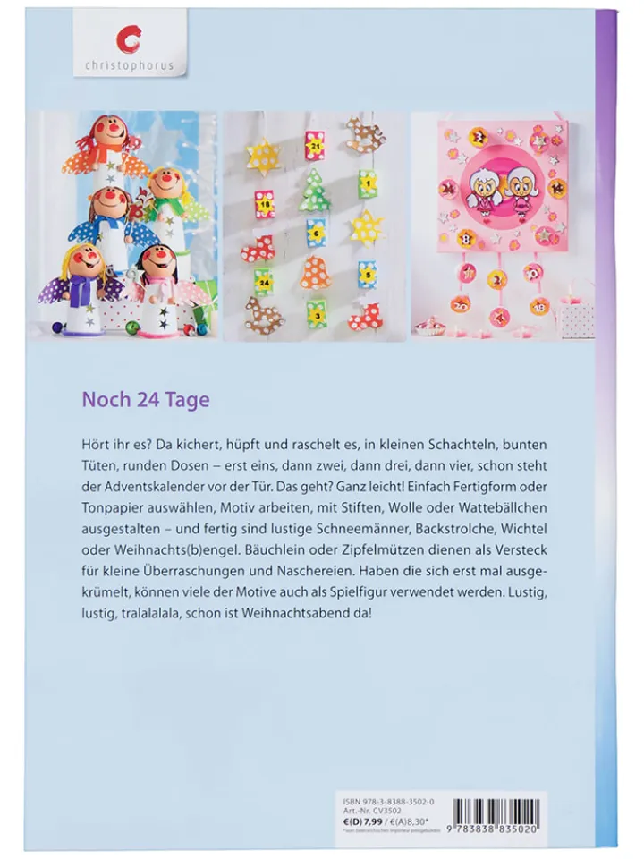 Christophorus Adventskalender<Kreativbuch "Adventskalender für Kinder"