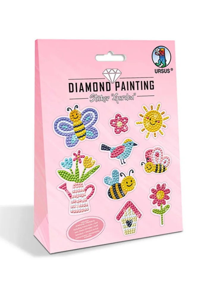 URSUS Partyzubehör & -Dekoration<Kreativset "Diamond Painting Sticker - Garden" in Bunt