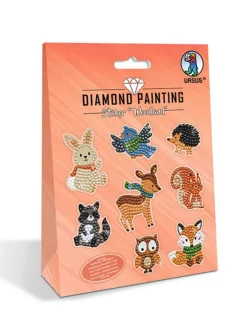 URSUS Partyzubehör & -Dekoration<Kreativset "Diamond Painting Sticker - Woodland" in Bunt