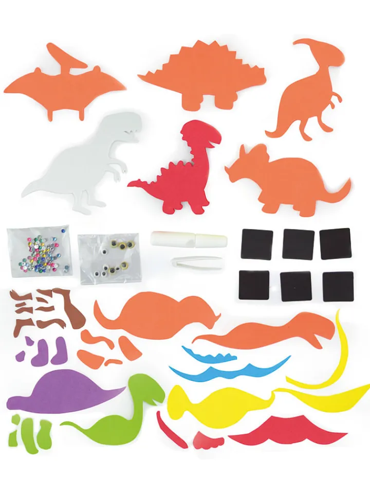 Andreu Toys Kreativbedarf & Do-It-Yourself<Kreativset "Magnet-Dinosaurier" - ab 6 Jahren