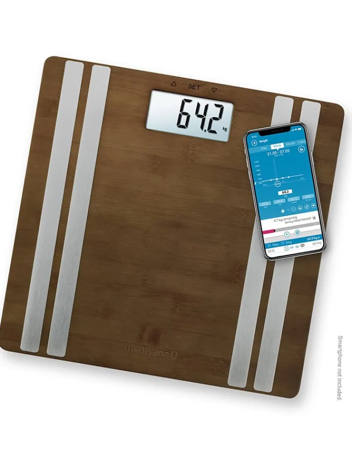 Medisana Pflege & Gesundheit<Körperanalysewaage "BS 552 connect bamboo" in Braun