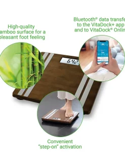 Medisana Pflege & Gesundheit<Körperanalysewaage "BS 552 connect bamboo" in Braun