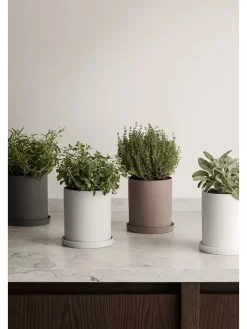 Blomus Kerzen, Vasen & Mehr<Kräutertopf "Nona" in Weiß - Ø 15 cm