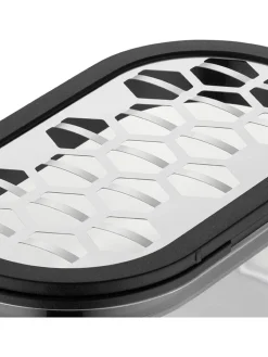 WMF Koch- & Backutensilien<Käsereibe in Schwarz/ Silber - (B)15 x (H)7 x (T)8,5 cm
