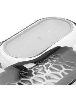 WMF Koch- & Backutensilien<Käsereibe in Schwarz/ Silber - (B)15 x (H)7 x (T)8,5 cm