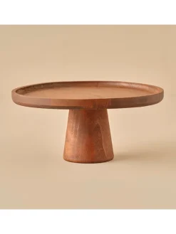 BELLA MAISON Aufbewahren & Servieren<Kuchenplatte in Braun - Ø 26 cm