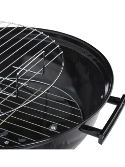 relaxdays Grillen<Kugelgrill in Schwarz