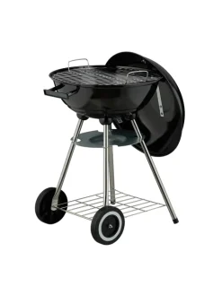 relaxdays Grillen<Kugelgrill in Schwarz - Ø 44 cm