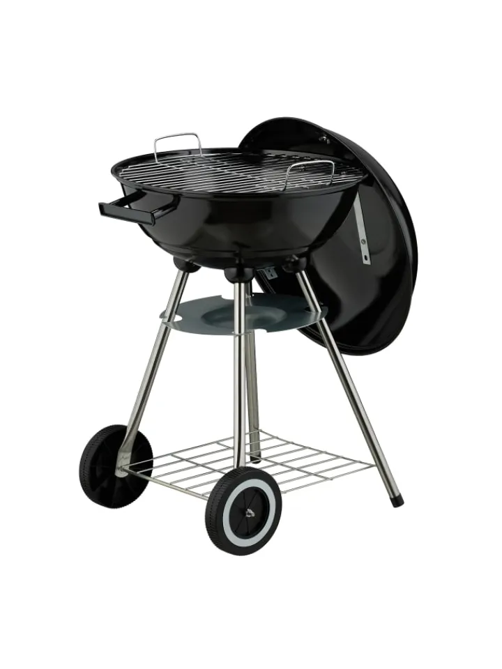 relaxdays Grillen<Kugelgrill in Schwarz - Ø 44 cm