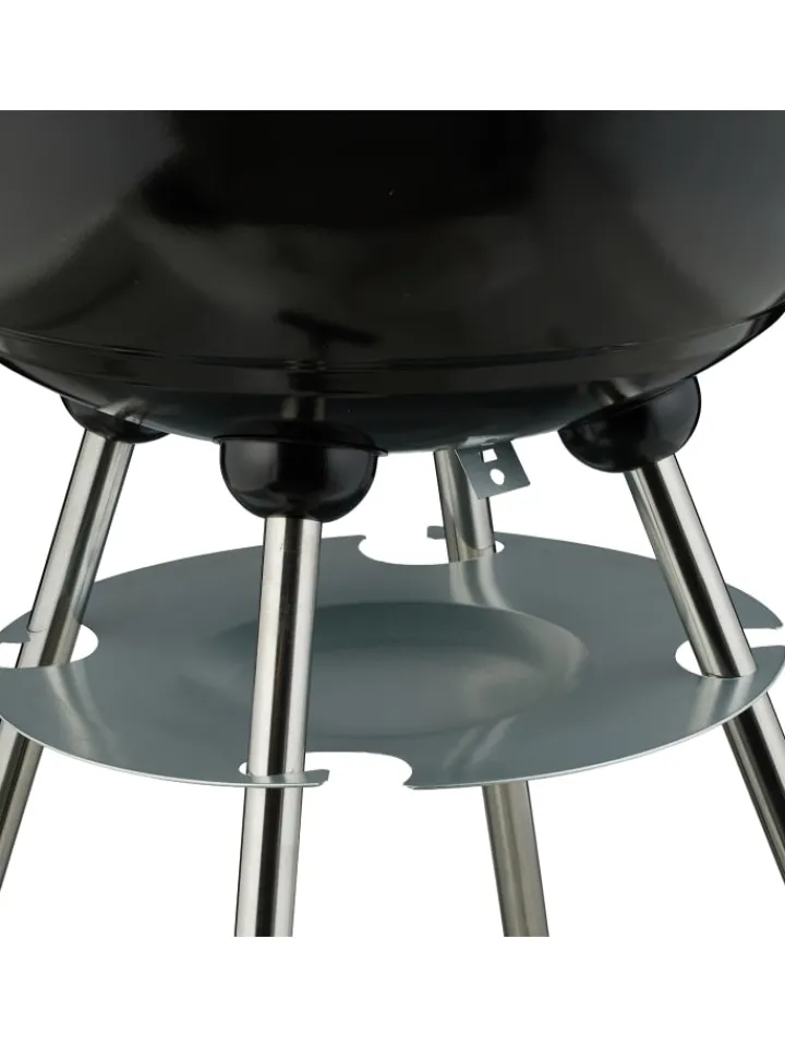 relaxdays Grillen<Kugelgrill in Schwarz - Ø 44 cm