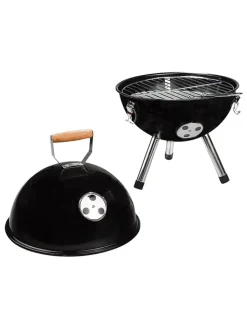Chefware Grillen<Kugelgrill in Schwarz - (H)45 x Ø 30 cm