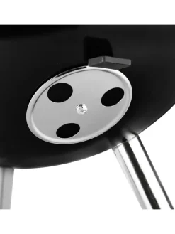 Chefware Grillen<Kugelgrill in Schwarz - (H)45 x Ø 30 cm