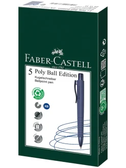 Faber-Castell Büro- & Schulbedarf<Kugelschreiber "Poly Ball Urban" in Blau