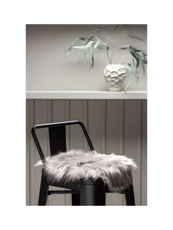 ebuy24 Lammfelle & Co<Kunstfell Katy Grau 34 x 34 cm