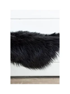 ebuy24 Lammfelle & Co<Kunstfell Katy Schwarz 55 x 180 cm