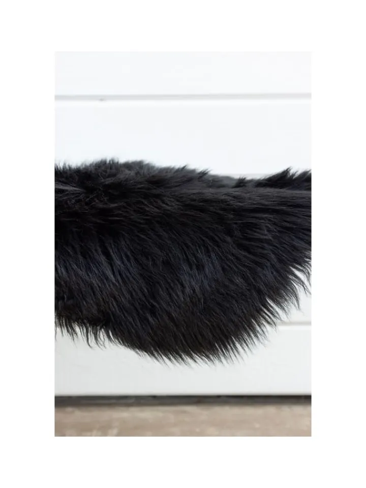 ebuy24 Lammfelle & Co<Kunstfell Katy Schwarz 55 x 180 cm