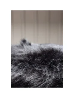 ebuy24 Lammfelle & Co<Kunstfell Katy Schwarz 34 x 34 cm