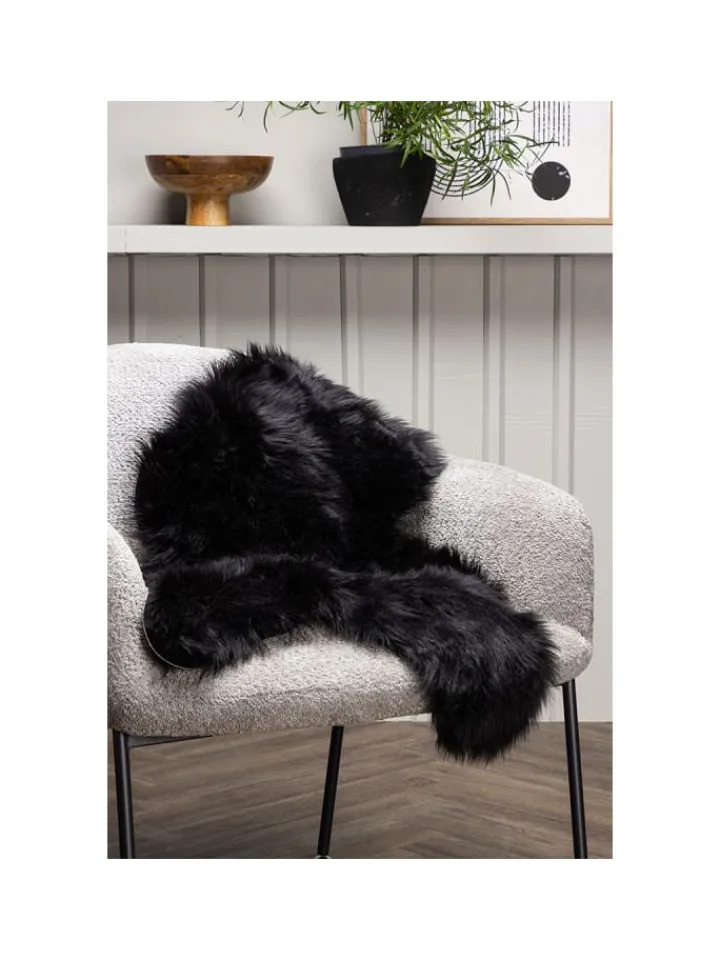 ebuy24 Lammfelle & Co<Kunstfell Katy Schwarz 60 x 90 cm
