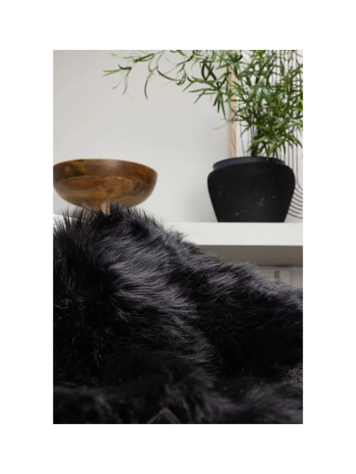 ebuy24 Lammfelle & Co<Kunstfell Katy Schwarz 60 x 90 cm