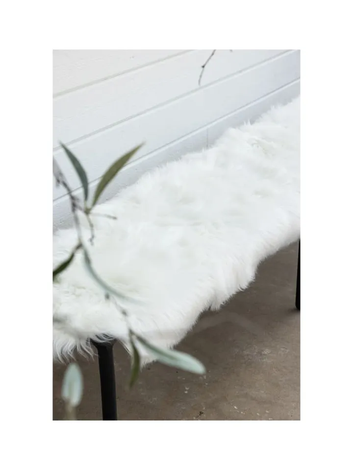 ebuy24 Lammfelle & Co<Kunstfell Katy Weiß 55 x 180 cm