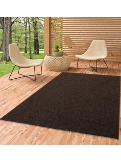 Snapstyle Outdoorteppiche<Kunstrasen Rasenteppich mit Noppen Kingston in Braun