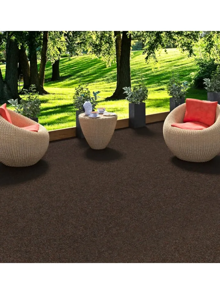 Snapstyle Outdoorteppiche<Kunstrasen Rasenteppich mit Noppen Kingston in Braun