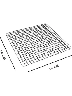 UTILITY Badaccessoires<Kunststoff-Badematte in Rosa - (L)50 x (B)50 cm