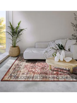 Hanse Home Teppiche & Fußmatten<Kurzflor-Teppich "Asya" in Rot/ Blau