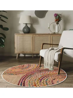 ABERTO DESIGN Teppiche & Fußmatten<Kurzflor-Teppich in Beige/ Bunt