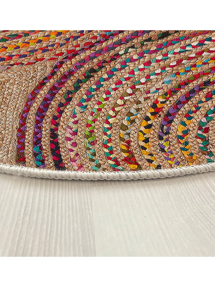 ABERTO DESIGN Teppiche & Fußmatten<Kurzflor-Teppich in Beige/ Bunt