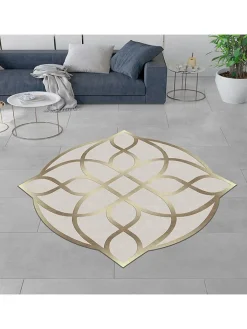 CARPET DIEM Teppiche & Fußmatten<Kurzflor-Teppich in Beige/ Gold